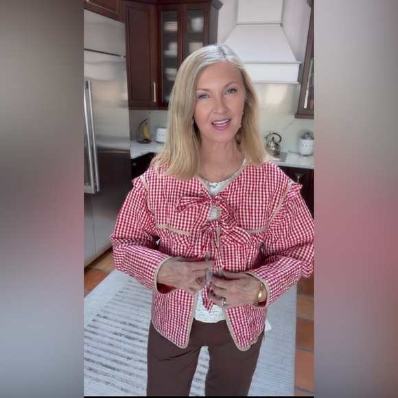 NET Red Checkered Jacket-S - Picture 12 of 17